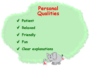 Hilary's personal qualities: patient, relaxed, friendly, fun and clear explanations